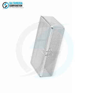 Cubierta de Malla Fina para Cesta, Acero Inoxidable Resistente, Solución de Almacenamiento Manual con Certificación CE para Instrumentos de Laboratorio Quirúrgico - Product Image 4