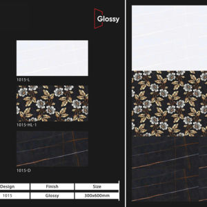 Carreaux muraux en céramique premium 300x600mm pour salle de bain et cuisine, finition brillante, mate, effet sucre, design mural intérieur luxueux - Product Image 1