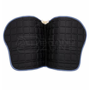 แผ่นรองอานม้าผ้าฝ้ายสวมใส่สบายสีทึบมีคุณสมบัติกันลื่นและบุขนแกะ - Product Image 2