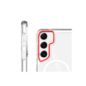 Coque en silicone compatible MagSafe pour Samsung Galaxy A53 A55 A73 S24-NXXA T-Max, protection arrière transparente pour téléphone - Product Image 3