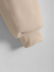 เสื้อฮู้ดกันหนาวแบบสวมหัวสำหรับผู้หญิงเสื้อครอปโอเวอร์ไซส์แบบลำลองสำหรับผู้หญิง - Product Image 3