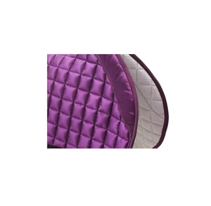 Tapis de selle de cheval anglais violet noir de qualité supérieure de concepteur Polyester/coton tissu polycoton anglais équitation équestre - Product Image 4