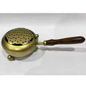 Soporte de palo de incienso de diseño Popular Color dorado Excelente calidad Estilo antiguo Bakhoor Burner Festival Decorativo - Product Image 1