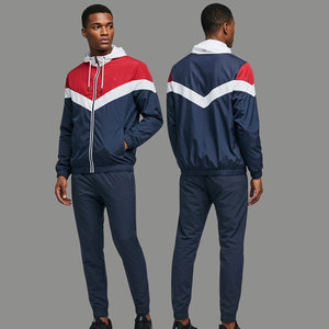 Ensemble de survêtement coupe-vent en nylon de haute qualité pour homme |   Ensemble de jogging deux pièces d'hiver en gros - Product Image 2