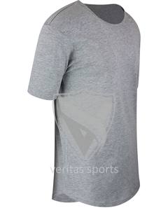 T-shirts unisexes à col rond et manches courtes, 100% coton, mélange de polyester, séchage rapide, vêtements de sport décontractés, respirants, unis - Product Image 3