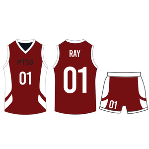 Basketball Uniforms Jerseys <b>Set</b> Training Team Uniform with Unique Design Full Sublimated <b>on</b> 100% Polyester Material Fabric, - Product Image 5