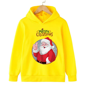 Sudaderas con capucha navideñas ligeras hechas a medida de alta calidad Técnicas bordadas con lavado ácido ropa de moda - Product Image 6