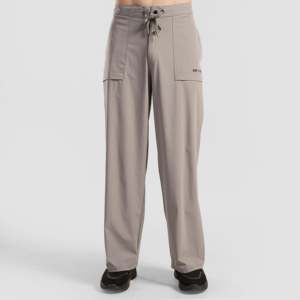 GAI ARR Elastic Waist Men's Casual Sporty <b>Trousers</b> Winter Corduroy Woven Zippers Straight Available XL 6XL <b>Light</b> Grey Colored - Product Image 3