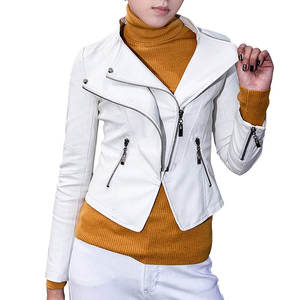 Veste en cuir pour femmes de dernière collection à prix de gros à vendre veste en cuir pour femmes en grande quantité, meilleure tendance - Product Image 5