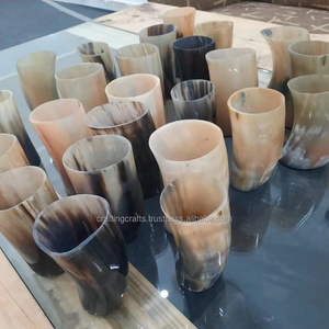 Tazas y vasos de cuerno de estilo animal vikingo pulidos ecológicos hechos a mano de La India Material orgánico al por mayor a granel precio de fábrica - Product Image 1