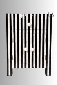 Luxueux coffre moderne en incrustation d'os armoire de rangement tactile vintage artisanale de qualité supérieure pour salon élégant - Product Image 4