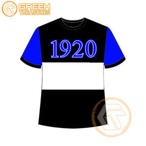 Venta al por mayor personalizada Zeta Phi Beta mujeres camiseta hermandad ropa algodón camisetas más finas mujeres fraternidad prendas - Product Image 1