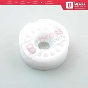BWR69 Window Regulator Repair <b>Cable</b> Roll <b>Gear</b> Reel Wheel Pulley Front OR Rear Left Doors for A2097200746 51337138465 - Product Image 4