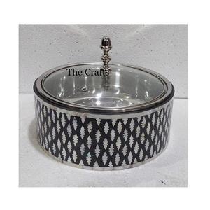 Olla de madera y fregona para servir, olla caliente con forma redonda para servir comida, cazuela, olla para utensilios de cocina - Product Image 6