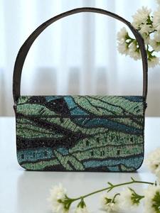 Bolso de Hombro Mini Ligero Hecho a Mano con Cuentas, Bolso de Mano con Cuentas Florales, Estilo Vintage, para Mujeres y Niñas - Product Image 5