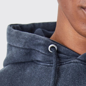 Otoño Invierno hombres ácido lavado sudaderas con capucha para adultos Venta caliente Vintage Color sólido ácido lavado con capucha con todos los tamaños disponibles - Product Image 6