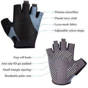 High Quality OEM ODM <b>Cycling</b> Gloves Leather/Mesh/Neoprene Material Customized Logo Customized Color Options-New Arrival Hot Sale - Product Image 4