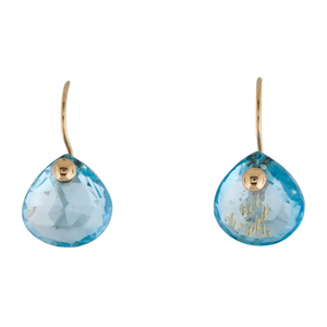 925ต่างหูวินเทจทรงพีระมิดชุบทองเงินสเตอร์ลิงทำด้วยมือ10มม. คริสตัลพลอยเทียมแบบคู่สำหรับงานแต่งงานและงานเลี้ยง - Product Image 1