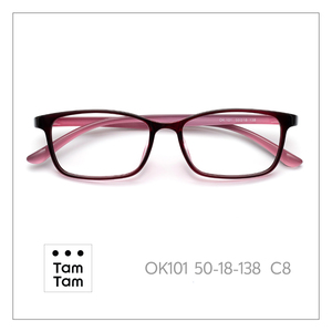 Gafas TamTam OK101 TR90 de Metal con Montura Completa, Ultraligeras, Anti Luz Azul, Cómodas, Unisex, Estilo Rectangular, Lentes Acrílicas - Product Image 3