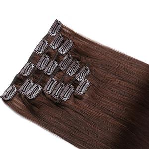 Haute Qualité 100% Remy Sans Couture Clip-Ins Double Dessiné Vietnamien Cheveux Humains Vague Naturelle Vierge Cheveux Bundle Armure Cheveux 100g - Product Image 2