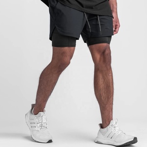 Shorts Deportivos para Hombre, de Poliéster, de Cintura Alta, Transpirables, de Secado Rápido, con Logotipo Personalizado, para Gimnasio y Actividades Deportivas - Product Image 2