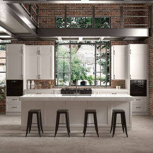 SANYANG American Contemporary Wood Kitchen Cabinet Shaker <b>Doors</b> RTA European Classic Kitchen Cabinets from Vietnam factory - Product Image 2