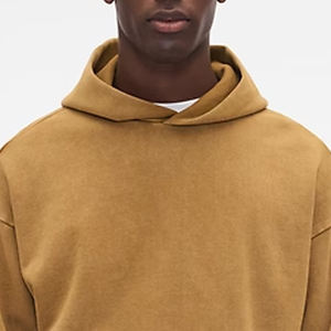 Sudadera con Capucha Casual de Hombros Caídos para Hombre, Diseño con Bolsillos Tipo Canguro y Logotipo Personalizado, Servicio OEM a Precio de Fábrica 2026 - Product Image 2