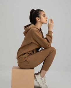 Service OEM Survêtement Respirant pour Femmes Vente à Chaud Maternité Solide Survêtement de Rue Pantalon Empilé à Impression d'Encre Splash - Product Image 6