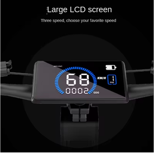 Trottinette électrique tout-terrain pliable en alliage d'aluminium HEZZO 800W Haute puissance Double entraînement 15 km d'autonomie Frein à disque étanche - Product Image 3