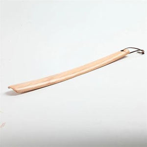 AYAANS-Cuerno de zapato profesional de madera, mango largo flexible, útil elevador de zapatos, cuchara profesional para zapatos, herramientas para el hogar - Product Image 6