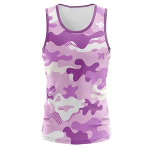 Fabricant personnalisé vierge 100% coton Gym Fitness musculation débardeurs Sublimation entraînement vêtements pour hommes respirant débardeur - Product Image 1