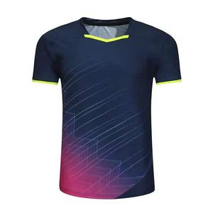 Conjunto de camisetas y pantalones cortos de bádminton transpirables con logotipo personalizado | Niñas/Unisex secado rápido Anti-UV sin costuras precio al por mayor - Product Image 1