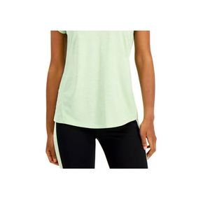 Camiseta Deportiva Rapidry Heathered para Mujer de Ideology, Verde, Talla Pequeña - Product Image 3