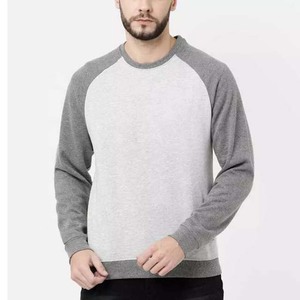 Vente en gros de pulls molletonnés brodés avec logo personnalisé, pulls molletonnés surdimensionnés unis de haute qualité pour hommes, deux couleurs, articles de base pour le fitness - Product Image 1