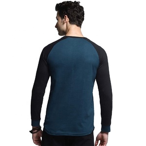 2026 Custom Logo Summer <b>T</b> <b>Shirt</b> Wholesale Men Casual Long Sleeve <b>T</b> <b>Shirt</b> <b>Muscle</b> <b>Fit</b> Men Gym <b>T</b> <b>Shirt</b> Blank Men Full Sleeve - Product Image 3