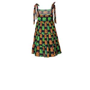 Pure Cotton Floral Tiered Mini <b>Dress</b> XS Size <b>Elastic</b> Waist Breathable and Casual for Daily or Party Use Trendy <b>Dress</b> for Women - Product Image 5