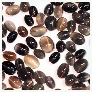 370 Uds Natural Sulemani ojo de gato cabujón ovalado 289 CT lote Iroc ventas forma libre piedras preciosas sueltas de alta calidad para la fabricación de joyas - Product Image 2