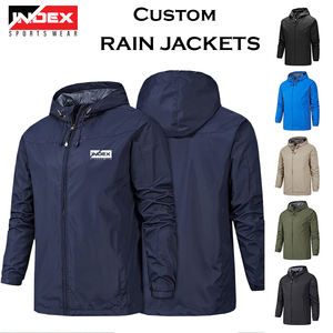 Veste softshell imperméable pour hommes Manteau de pluie à coquille souple pour la randonnée en plein air Veste softshell pour hommes avec capuche - Product Image 3