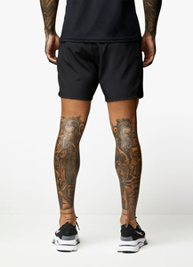 High Quality Men's <b>Black</b> <b>Beach</b> <b>Shorts</b> with Drawstring Elastic Waist Lightweight Fabric New Trending Casual Solid Pattern <b>Shorts</b> - Product Image 5