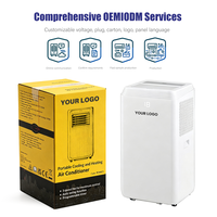 Climatiseur portable 9000 12000 BTU, climatiseur mobile 220 à 240V 50Hz R290 pour salon, bureau à domicile et usage en magasin