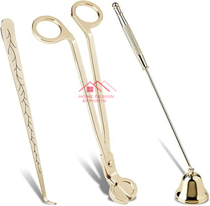 Ciseaux à mèche en acier inoxydable poli pour empêcher l'accumulation de suie. - Product Image 4