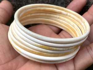 Ensemble de bracelets en corne de buffle de 7 pièces de la meilleure qualité, bijoux polis au design magnifique pour filles et femmes - Product Image 2