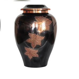 Urna de cremación funeraria de metal lista para enviar para cenizas humanas urnas funerarias urnas de cremación baratas - Product Image 4