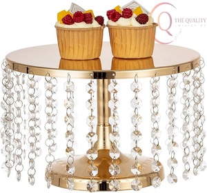 Soporte para Pastel de Metal de Estilo Moderno con Textura Lisa, Perfecto para Decoración de Postres y Entretenimiento en el Hogar - Product Image 1