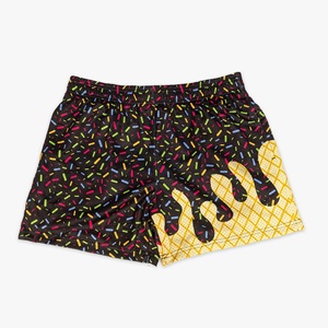 Traje de Baño Verde Ice, Personalizado, Cintura Media, Secado Rápido, Alta Calidad, Forro de Malla de Baloncesto, Satén Sólido Transpirable, Diseño OEM - Product Image 4