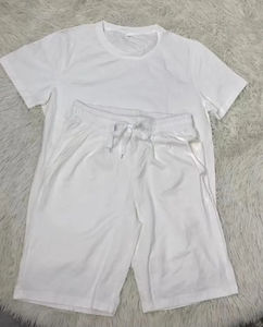 Conjuntos de camiseta y pantalones cortos para hombre hechos a medida, de alta calidad, ligeros, transpirables, con cuello redondo. - Product Image 6