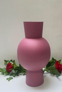 Florero de boda de hierro hecho a mano de tendencia reciente logotipo personalizado capa de polvo terminado para la decoración del hotel en casa-Metal al por mayor - Product Image 3