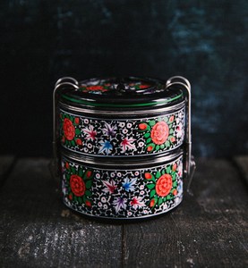 Multi Functional Leakproof Stackable 2 Layers Kids Food Container Stainless Steel Thermos <b>Lunch</b> <b>Box</b> - Product Image 6