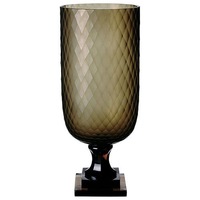 Vase en verre transparent moderne et écologique avec couleur personnalisable pour centre de table de mariage et décoration de bureau à domicile