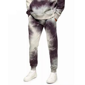 Conjunto Deportivo para Hombre al por Mayor, Estilo Casual, Ecológico, Lavado Ácido, Sublimado, Tie-Dye, Sudadera con Capucha y Pantalones Deportivos, Efecto Desgastado por el Sol - Product Image 4